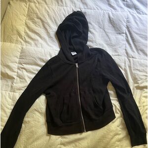 TNA cropped waffle hoodie